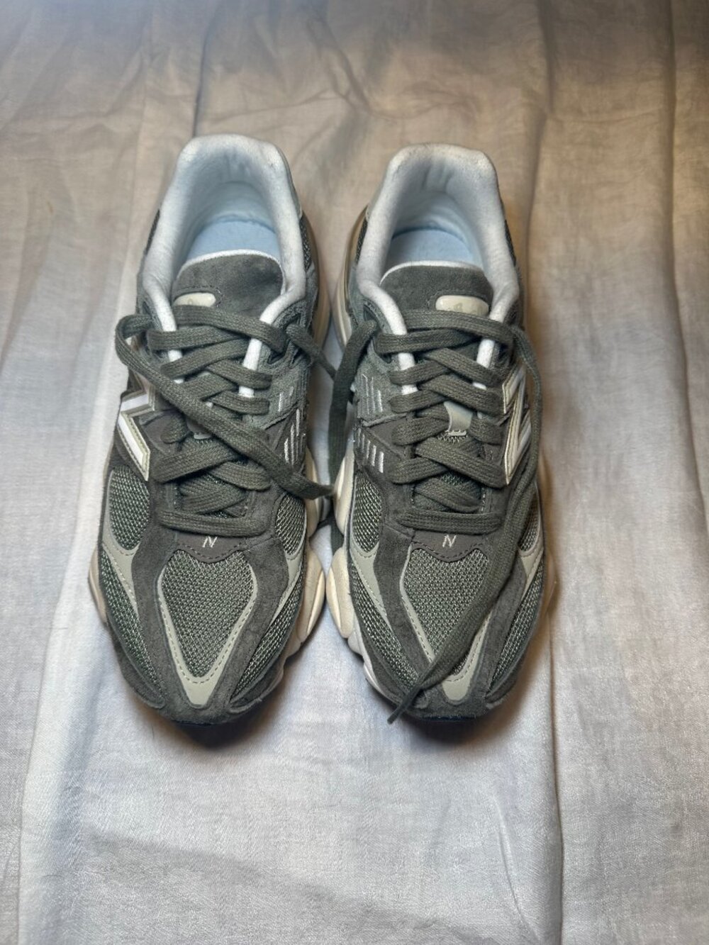 Mens NEW BALANCE 9060 Dark Camo/Dark Olive/Sandstone U9060JGO M6/W7.5 - Picture 5 of 12